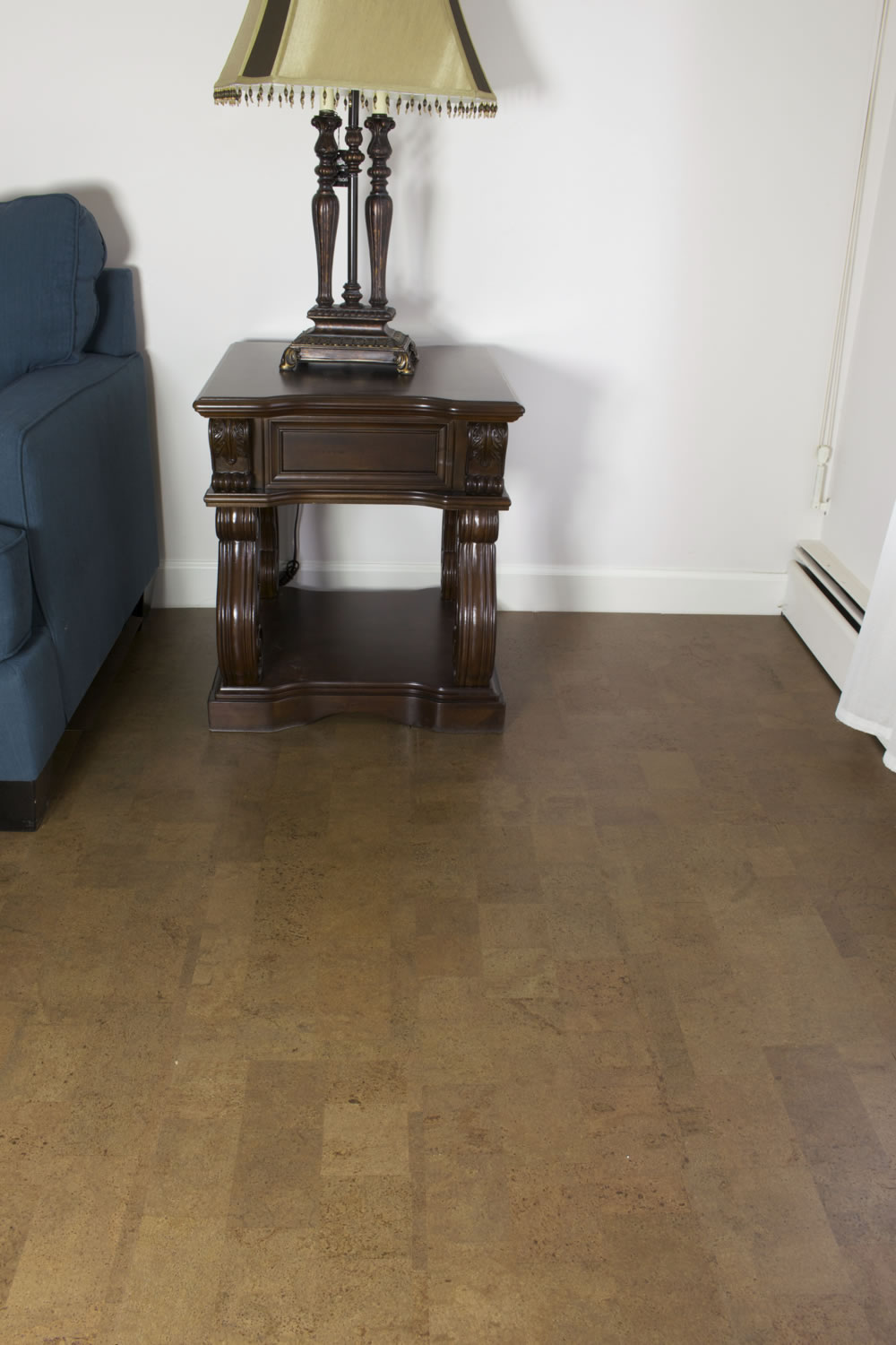 beown leather cork hallway flooring