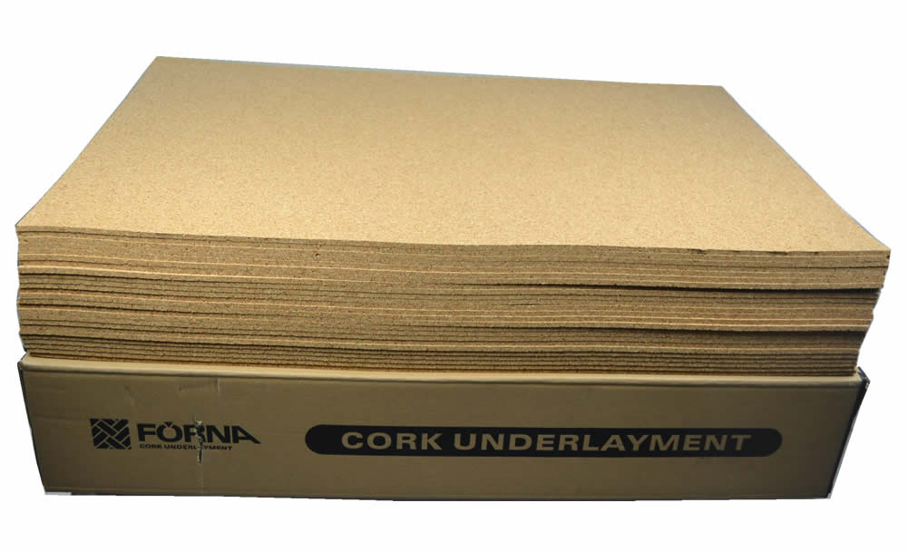 cork underlayment for insulation